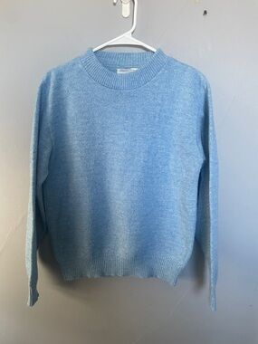 Vintage JCPenney Made In The USA light blue acrylic blend prep old money sweater
